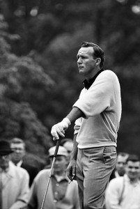 Golf: Thunderbird Classic Invitational: Arnold Palmer smoking cigarette during Friday play at Westchester CC.  Rye, NY 6/14/1963 CREDIT: Neil Leifer (Photo by Neil Leifer /Sports Illustrated/Getty Images) (Set Number: X9294 TK1 C12 F19 )
